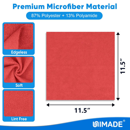 Shop Towels Rags, 150 Pack Reusable Microfiber Cleaning Cloth