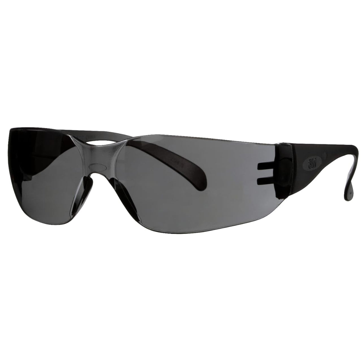 3M Outdoor Safety Eyewear, Anti-Scratch, Black, Gray Lens, 4-Pack
