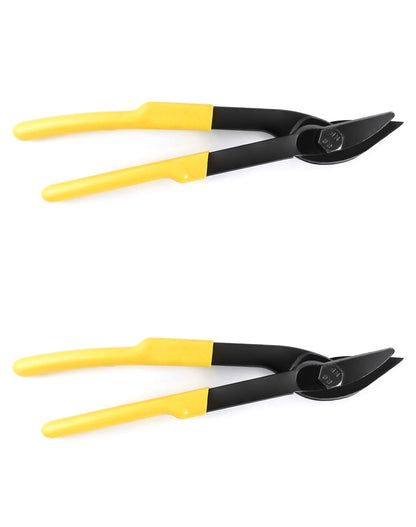 Strapping Cutter, Strapping up to 13/16" Width and 0.05" Thickness, 12" Heavy Duty Strapping Cutter, for Steel & Polyester (PET) & Polypropylene (PP), 2 Pack