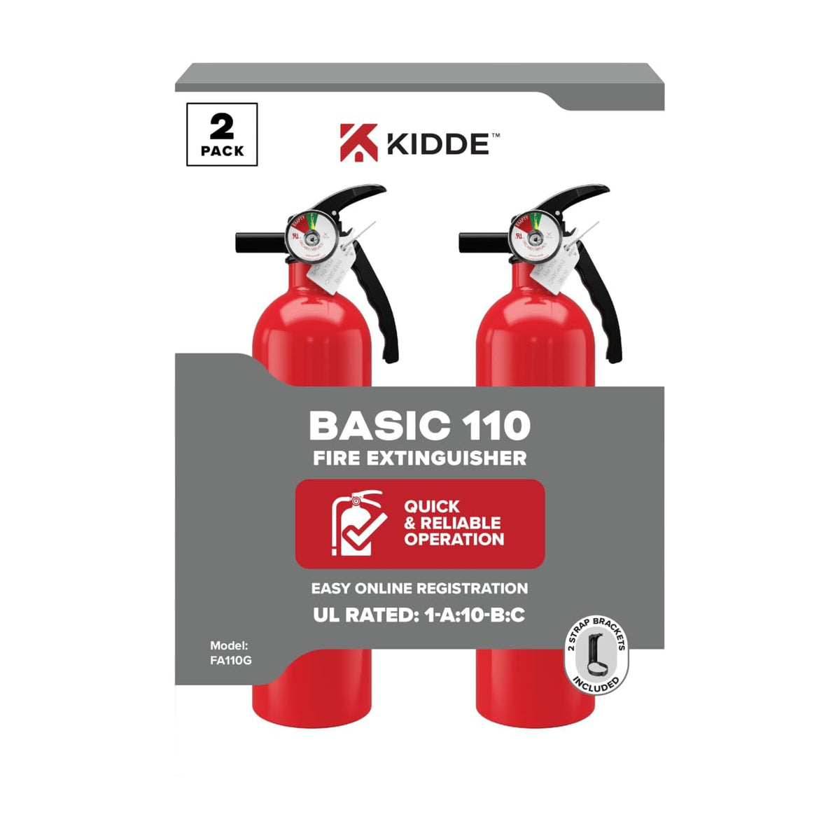 Basic 110 Fire Extinguisher 1-A:10-B:C, FA110G