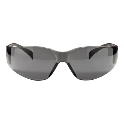 3M Outdoor Safety Eyewear, Anti-Scratch, Black, Gray Lens, 4-Pack