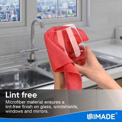 Shop Towels Rags, 150 Pack Reusable Microfiber Cleaning Cloth