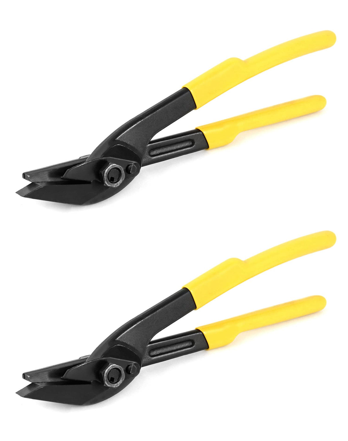 Strapping Cutter, Strapping up to 13/16" Width and 0.05" Thickness, 12" Heavy Duty Strapping Cutter, for Steel & Polyester (PET) & Polypropylene (PP), 2 Pack