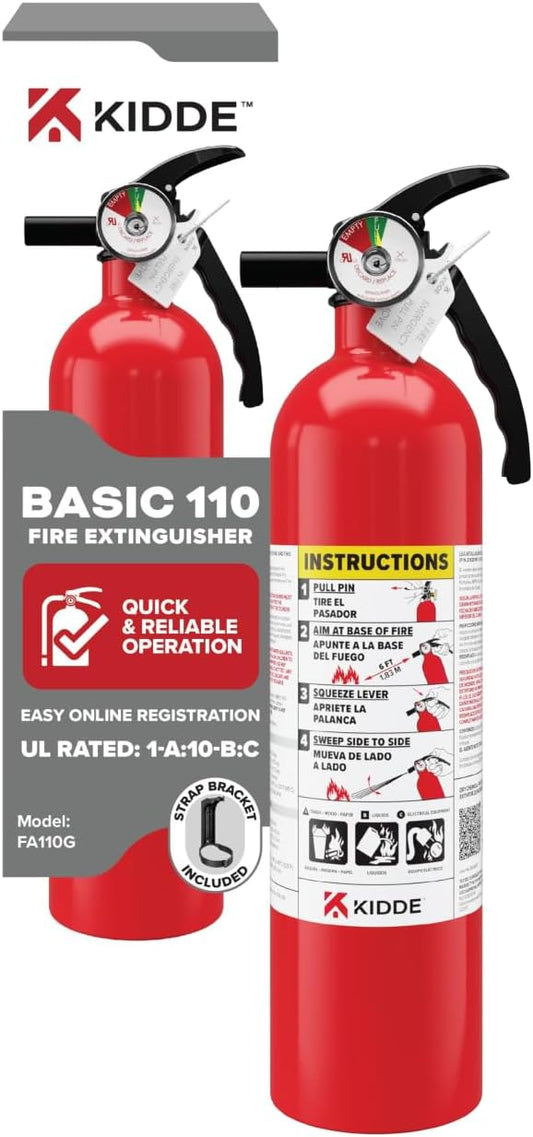 Basic 110 Fire Extinguisher 1-A:10-B:C, FA110G