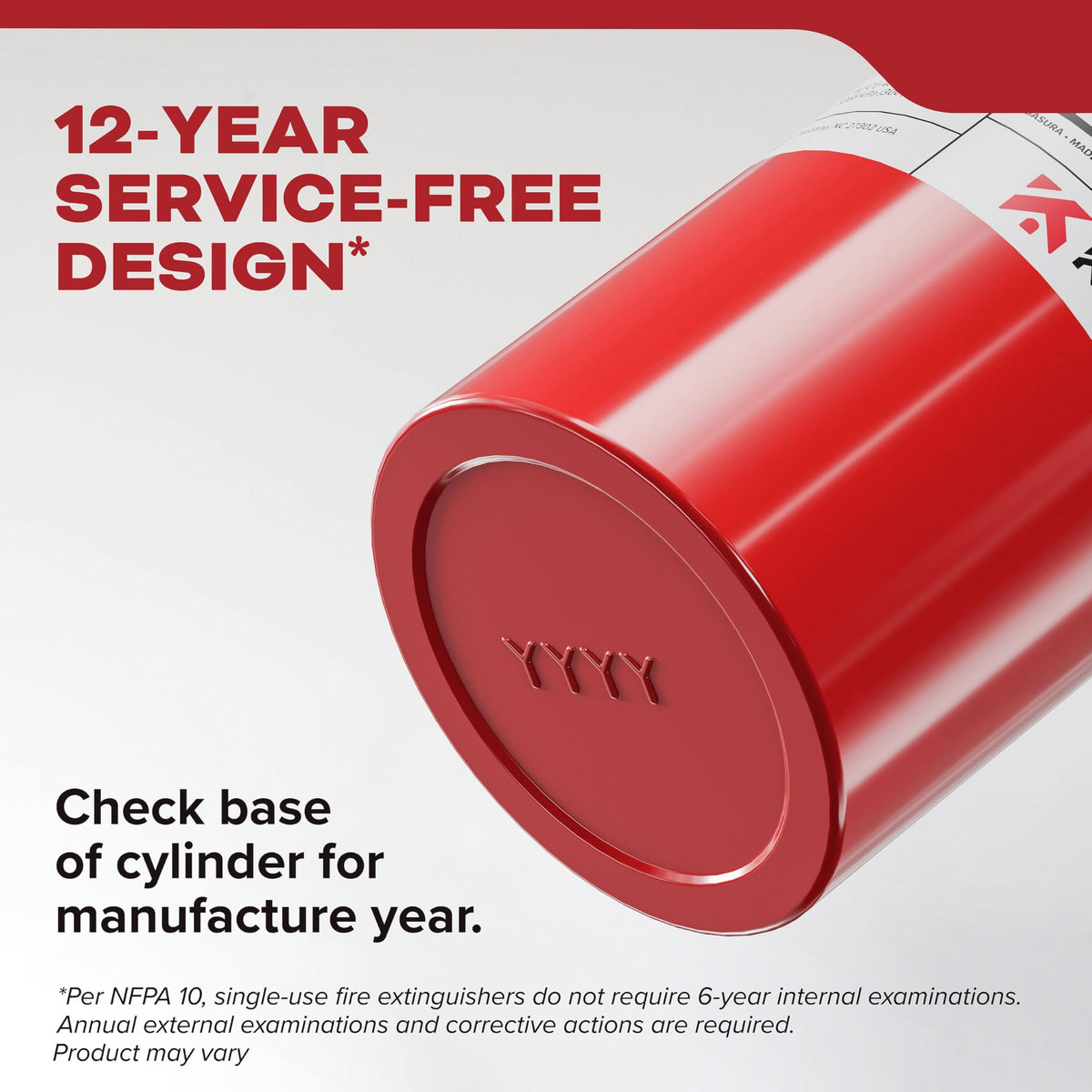 Basic 110 Fire Extinguisher 1-A:10-B:C, FA110G
