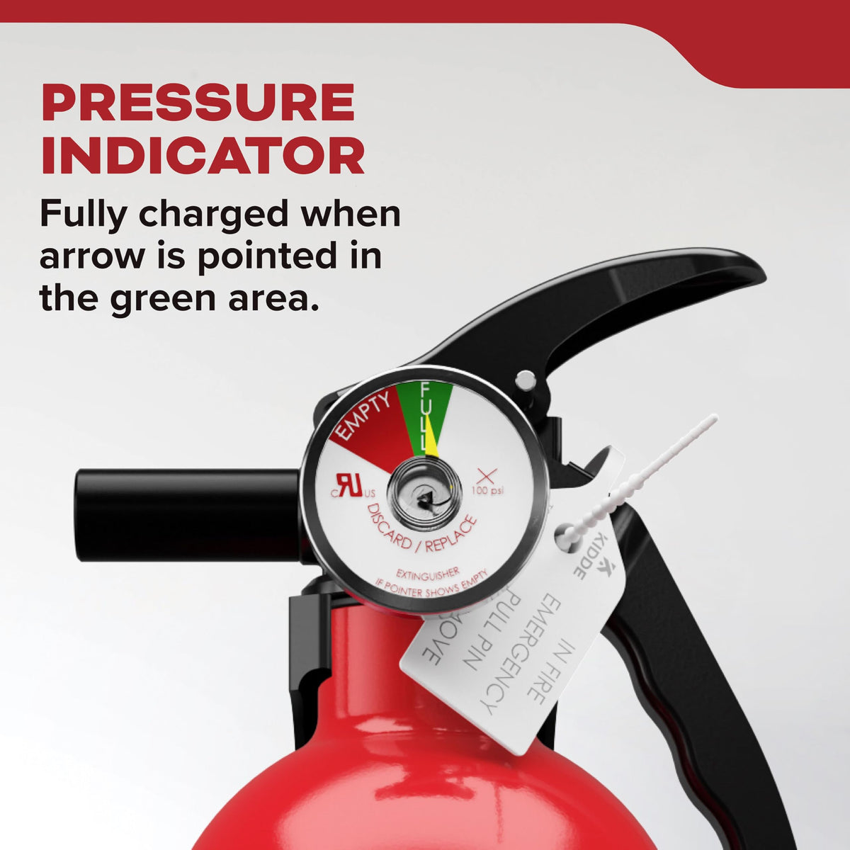 Basic 110 Fire Extinguisher 1-A:10-B:C, FA110G