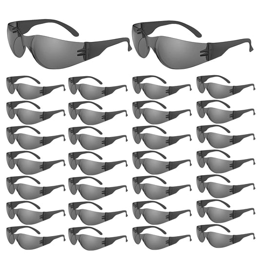 30 Pack Smoke Safety Glasses for Men Women, ANSI Z87.1 Work Glasses
