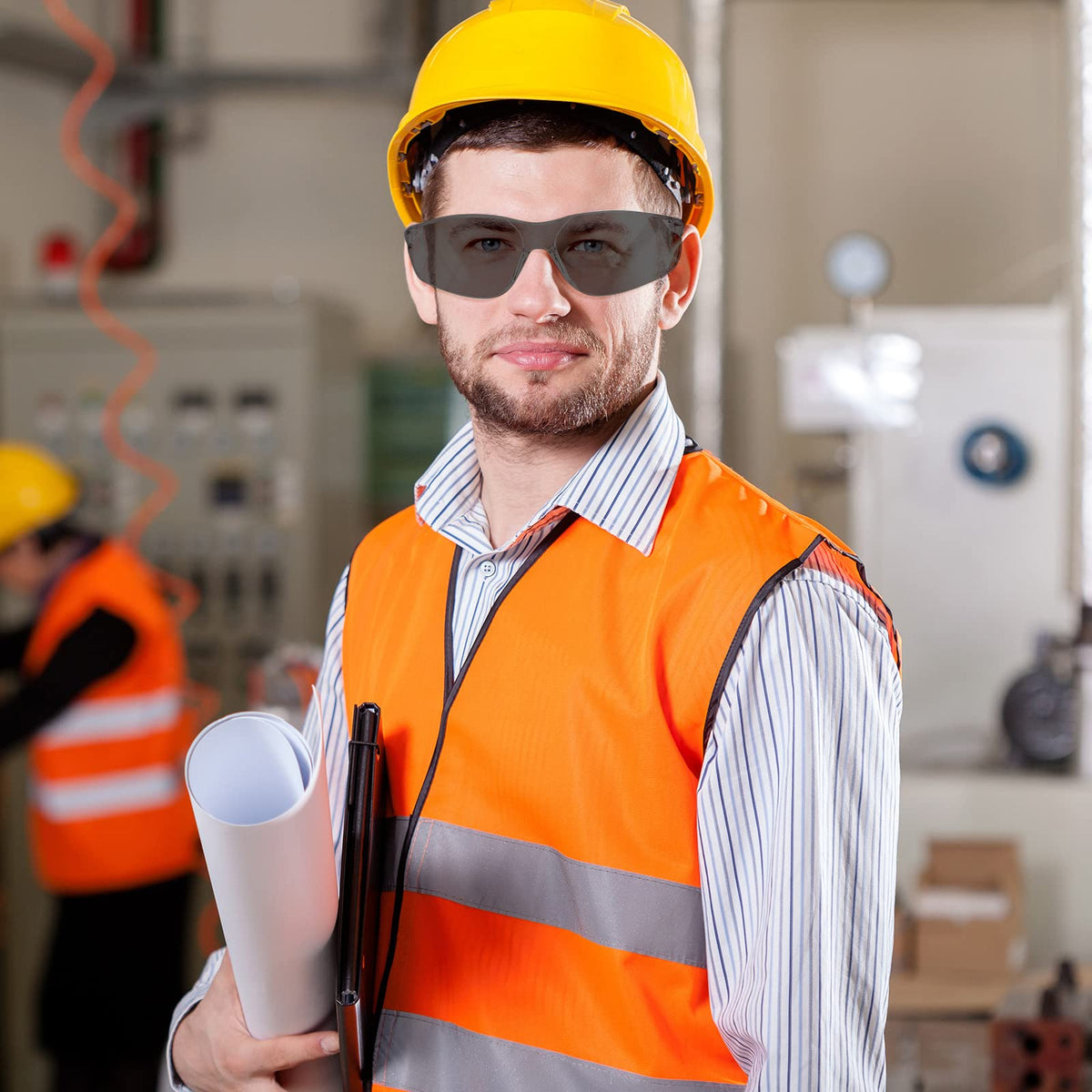 30 Pack Smoke Safety Glasses for Men Women, ANSI Z87.1 Work Glasses