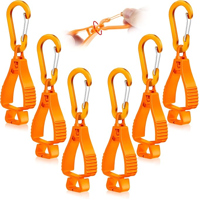 Glove Clips for Work, Belt, and Pants