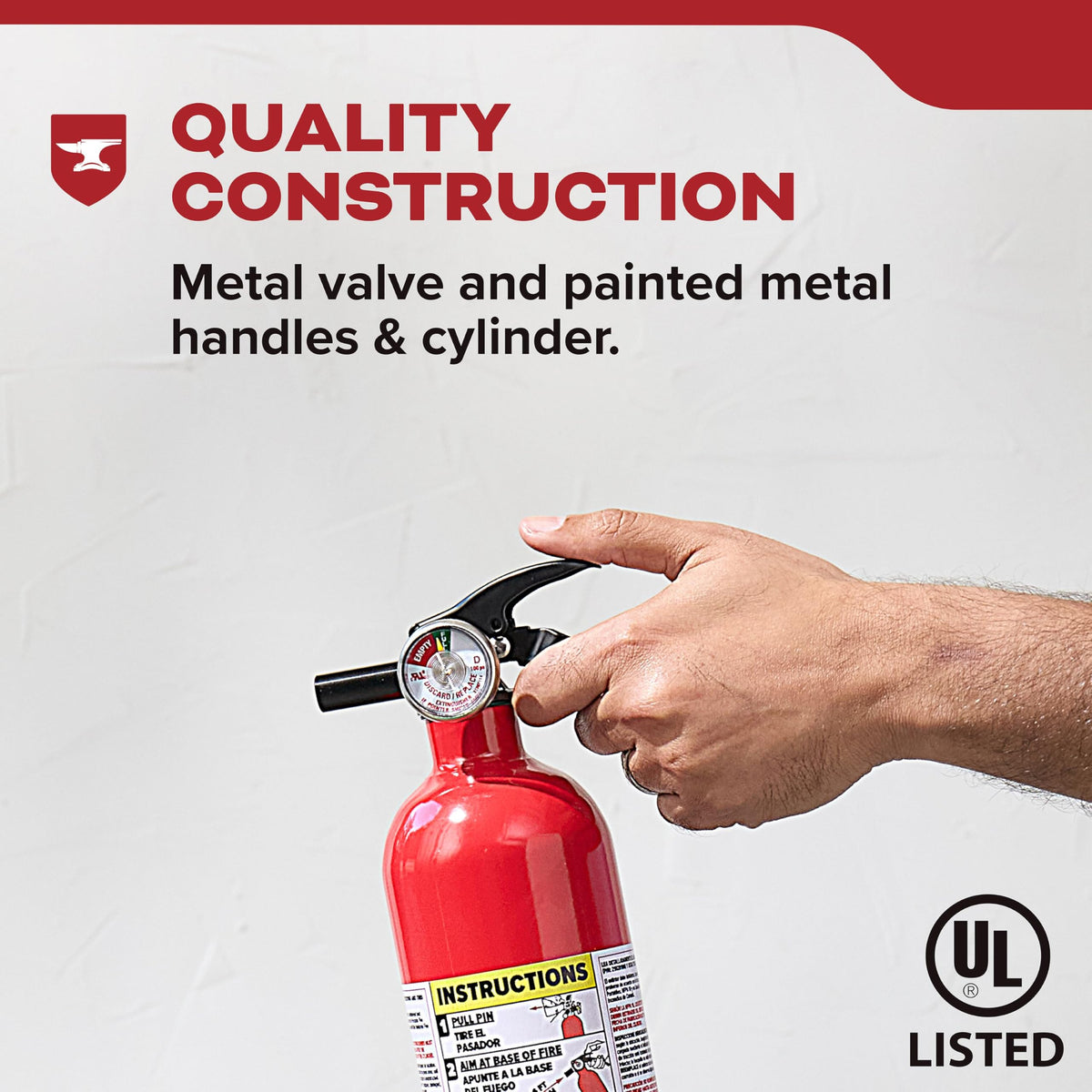 Basic 110 Fire Extinguisher 1-A:10-B:C, FA110G